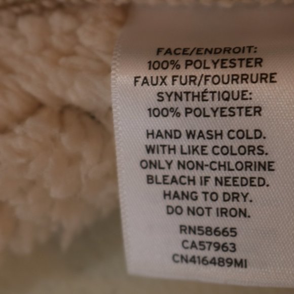 Caslon Reversible Faux Shearling Vest Tan Brown & Cream - Picture 12 of 14